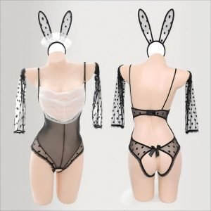 Open Crotchless Bunny Girl Uniform