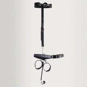 Backhand bondage gag - steel hook