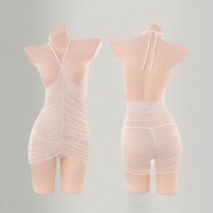 Honey Breasts See-Through Mesh Lingerie